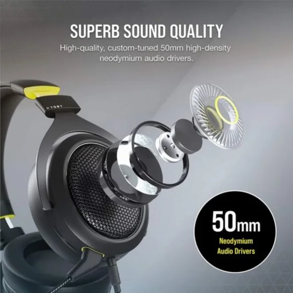 New Corsair HS70 Bluetooth Gaming Headset Switch PlayStation PC Xbox Mobile